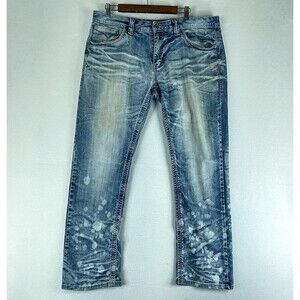 Xios Dnm Mens Jeans Blue Tag Size 36x32 Straight Leg Denim